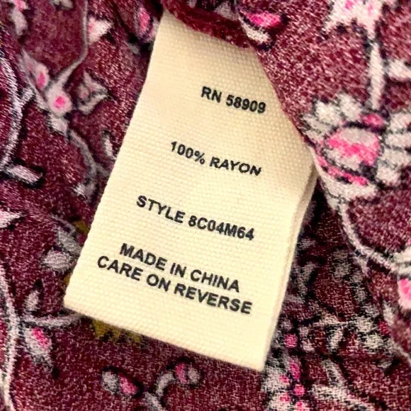 Chelsea & Violet Off Shoulder Ruffle Floral Jumpsuit Women size S - Picture 11 of 11